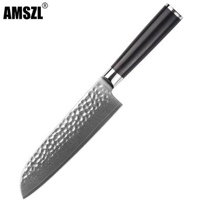 China Durable 10Cr15CoMov 67 Layers Genuine Damascus Kitchen Knife Japan Non-sticking Chef Knife for sale