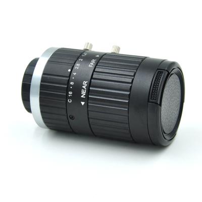 China LEM1616CE-H1 Low Price 16mm Manual Iris Industrial CMOS Camera CCTV Optical C-Mount Lens for sale