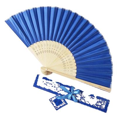 China 2020 China simple color Japanese bamboo paper fan, beautiful black Chinese bamboo fan, simple and aesthetic for sale