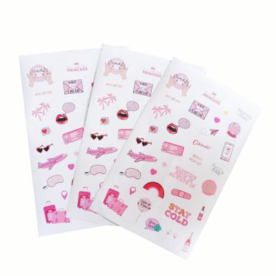 China Recycled Wholesale Printing Cartoon Cut Stickers Labels Custom Planner Foil Stamped for sale