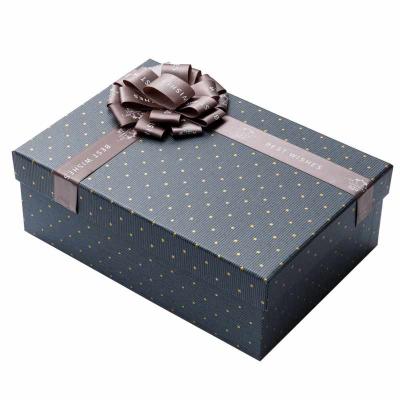 China Disposable In Stock Exquisite Simple Business Style Empty Gift Box High-end Business Birthday Gift Box for sale