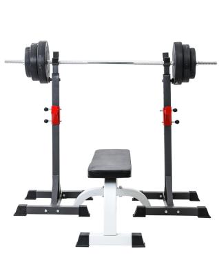 China Dumbbell Rack Adjustable Split Weight Bench Rack Weightlifting Rack Barbell Squat Rack Can Be Equipped With Dumbbell Bench Strength Training for sale