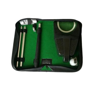 China Aluminum Alloy Golf Practice Putter Set With Auto Return Putter for sale