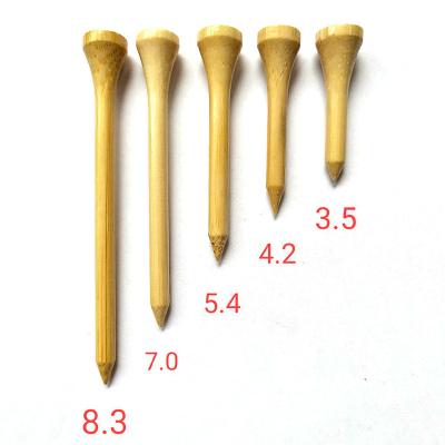 China Wooden Golf Tee Unique Hand Painted Wood Painting Golf Tees In Various Color for sale