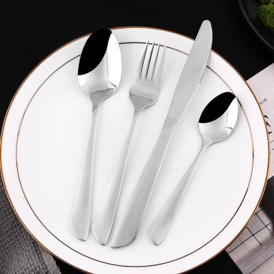 China Viable Sets Torch Spoon Knife Fork Knife Stainless Steel Color Plastic Box Tissue Bag Black Cutlery Set for sale