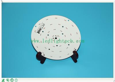 China 24v Immersion silver LED Panel PCB , LED Light PCB White Solder Mask for sale