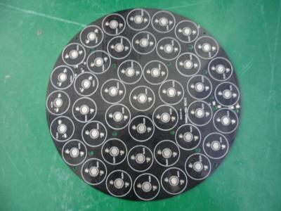 China FR4 / Aluminum-based Rigid Single-side High Power LED PCB Black / White Silkscreen for sale