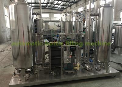 China Industrial CO2 Gas Carbonated Drink Automatic Drink Mixing Machine With 3000L Three Tanks for sale