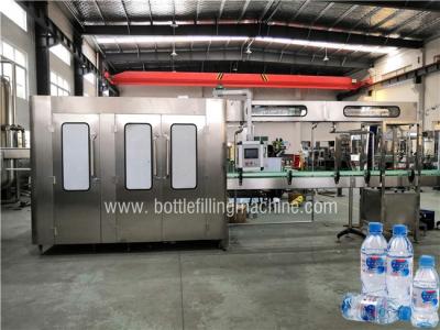 China Fully Automatic Bottled Water Filling Line , Water Bottling Equipment Production Line for sale