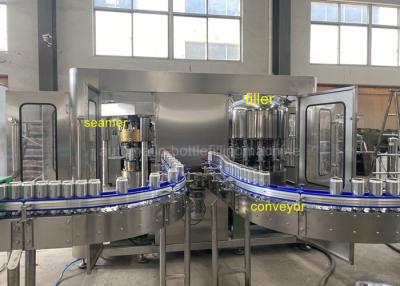 China 6000CPH Rotary Soda Beverage Can Filling Machine Non Gas Type for sale