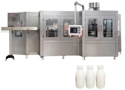 China High Performance Automatic Juice Milk Filling Sealing Machine 4000BPH Touch Screen for sale