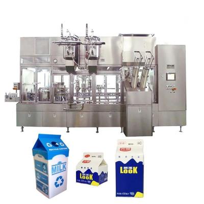 China Dairy Plant Automatic Milk Filling Machine 500ml UHT With PE Bottles for sale