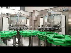 Rotary type fruit juice glass bottle filling packing machine juice production line