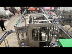 automatic juice can depalletizer, rinser filler seamer machine