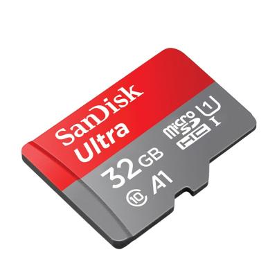 China SanDisk 100% Authentic Plastic Micro Tf SD Card Micro Flash Memory SD Cards Cartao De Memoria 32gb 64gb 128gb 256gb Memory A1 Ultra for sale