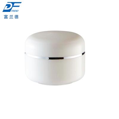 China Household Products Say Wide White Plastic Empty Cream Cosmetic Lipstick Jar , Cream Jar Cosmetic for sale