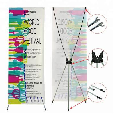 China Outdoor Advertising Promotion X Banner Collapsible Collapsible Stand for sale