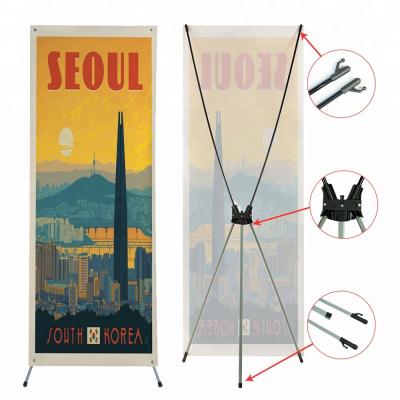 China Lightweight X Banner Poster Display Cable Banner Light Stand for sale