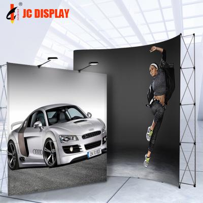 China Aluminum Alloy Backdrop Pop China Custom Outdoor Backlit Display Advertising Rack for sale