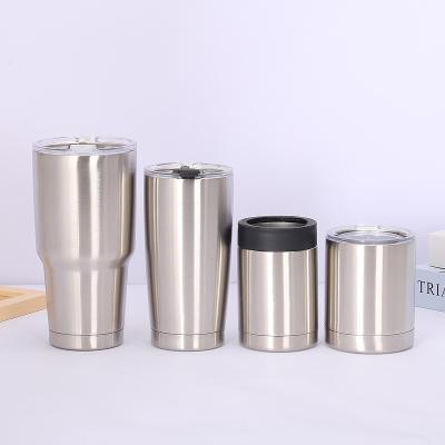 China Custom Feiyou 30/20/12/10oz Coffee Wine Mug Stainless Steel Viable Custom Double Walled Vacuum Insulated Travel Tumbler Mugs for sale