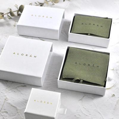 China Custom Jewelry Drawer Paper Box White Gift Handcrafted Logo Printed Jewelery Packaging Boxes Sliding Jewelry Packaging Box for sale