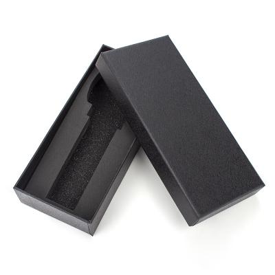 China Jewelry Packaging Black Universal Long Watch Packaging Box Custom Box Packaging For Gift Package for sale