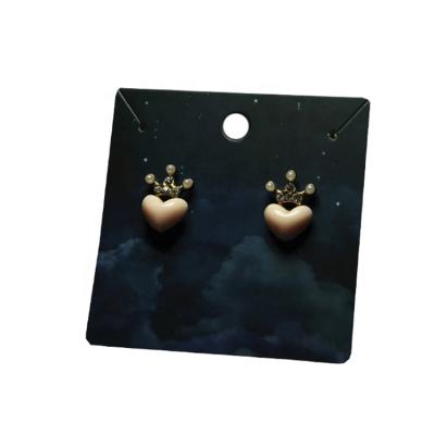 China Custom Factory Direct Selling Jewelry Paper Card Paper Earring Display Earring Earhooks Card Earring Card for sale