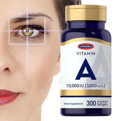 China OEM Bio 10000IU Vitamin A Augenkapseln Ergänzung Multivitamin zu verkaufen