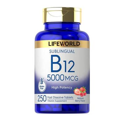 China Food Grade Vitamin B12 Supplement Capsules Tablets For Energy Boost OEM ODM for sale