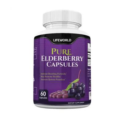 Cina Sambucus Elderberry Vitamina C Supplemento in capsule di zinco per il potenziamento del sistema immunitario in vendita