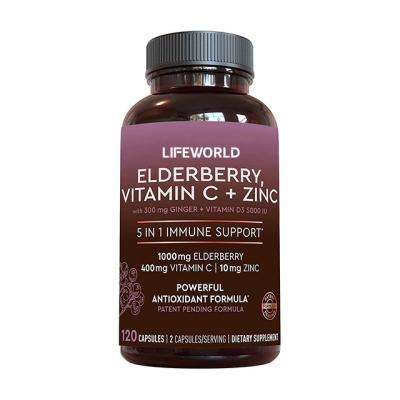 China 5 en 1 cápsulas de suplemento inmunológico de hierbas mezclado con zinc y vitamina C en venta