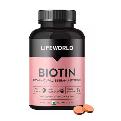 China Suplemento de salud femenino para adultos, cápsula de biotina multivitamínica para el cabello, piel, uñas. en venta