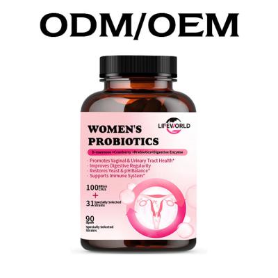 China OEM Vegano Natural Las mujeres Digestivo y Vaginal Salud Inmune Probióticos cápsula en venta