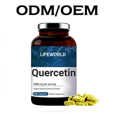 China Antioxiderende ondersteuning Volwassen Quercetine Capsules van Sophora Japonica 500 mg Te koop