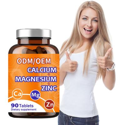 China Gluten Free, Non-GMO Promotes Healthy Bones And Teeth Calcium Magnesium Plus Zinc Capsule for sale