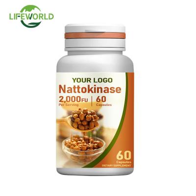 China 2000fu Nattokinase Capsules 2000 Fu/g Nattokinase Tablets Natural Bulk Nattokinase Extract Powder for sale