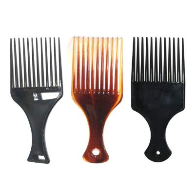 China Home Pick Plastic Wide Comb Afro Hair Smooth Hair Comb For Natural Curly Hair for sale