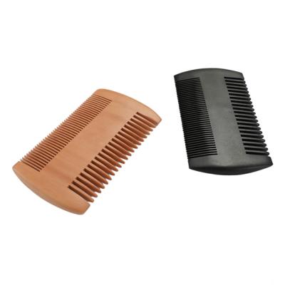 China Wooden Anti-Static Pocket Comb with Fine Coarse Teeth for Beard Hair and Mustaches Comb for sale