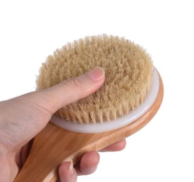 China All Natural Custom Logo Improves Blood Circulation Exfoliates Skin Health For Natural Hair Shower Brushes for sale