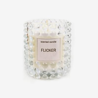 China Professional Custom Luxury Home Decor Personalized 100% Glass Jar Scented Soy Wax Candles for sale