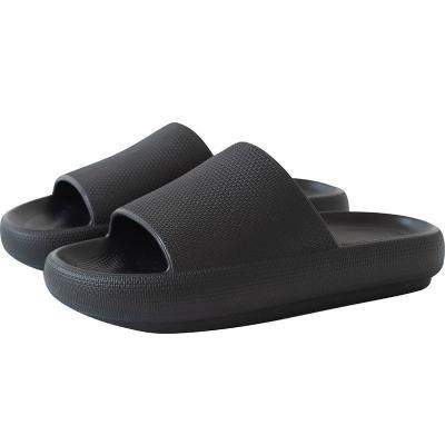 China Height Increasing 2023 Anti-skid Women Platform Slippers Summer Beach Eva Soft Sole Slide Sandals Thick Ladies Indoor Bathroom Leisure Anti-Skid Shoes for sale