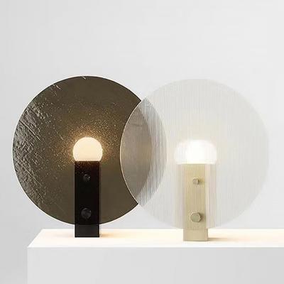 China Modern minimalist post-modern acrylic lampshade lamp Nordic living room bedroom study material book bedside table lamp for sale