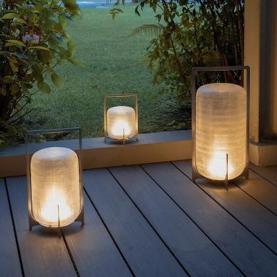 China Northern European Modern Simple Garden Solar Light Outdoor Waterproof Atmosphere Villa Lawn Balcony Yard Light Modern Hand Lamp for sale