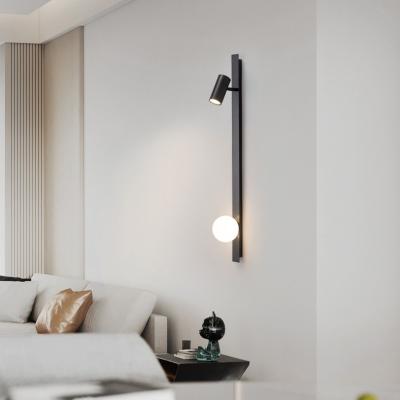 China Modern Simple Modern Corridor Staircase Sofa Lamp Bedside Bedroom Long Wall Lamp for sale