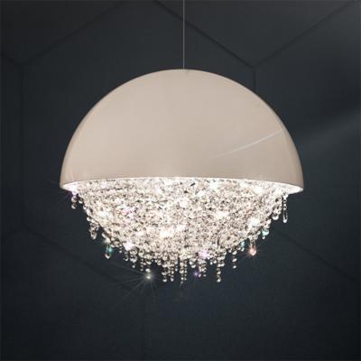 China Simple Modern Light Luxury Crystal Chandelier Atmosphere Designer Bedroom Book Homeowners Lamp Modern for sale