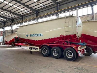 China 55000L Bulk Cement Semi Trailer Weichai Engine Cement Tanker Trailer for sale