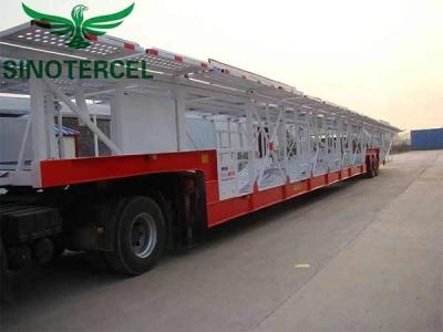 China 30 Tons - 80 Tons Car Carrier Semi Trailer 12R22.5 Semi Car Hauler Trailer for sale