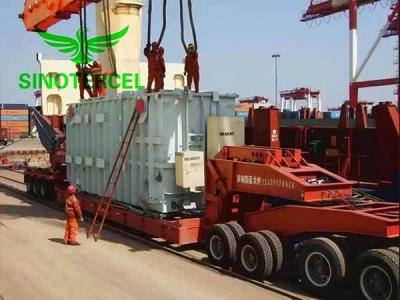 China Semi remolque modular de 60T cargador bajo tres ejes Suspensión hidráulica en venta