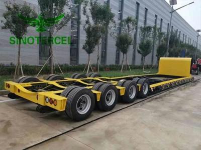 China Semiremolque modular de 60 toneladas Semiremolque hidráulico de transporte en venta