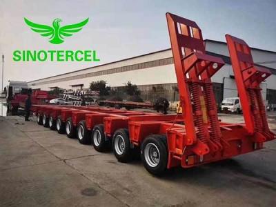 Chine Transports de semi-remorques hydrauliques modulaires à trois essieux en acier au carbone à vendre